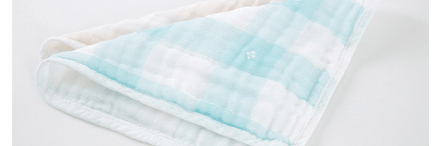 全棉時代 嬰兒兒童 21春季 六層洗紗布面巾手帕 2條裝 最大拉伸尺寸 25cmx25cm 甜蜜格子