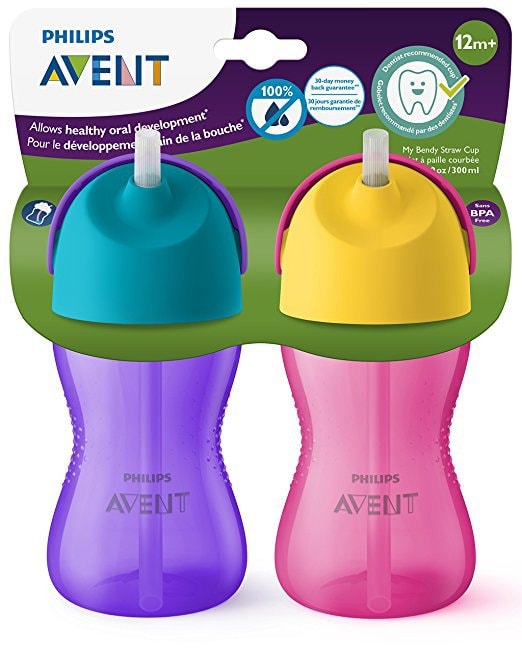 My Bendy Straw Cup Pink/Purple SCF792/2210oz  --2pk