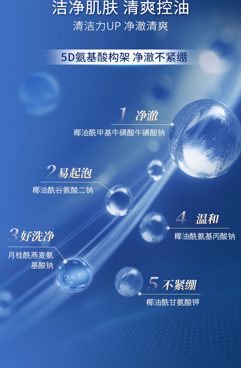 凌博士 【玻尿酸之父】PROF.LING  深层清洁控油保湿泡沫洁面乳100ml小红书好物【新老版本交替发货】
