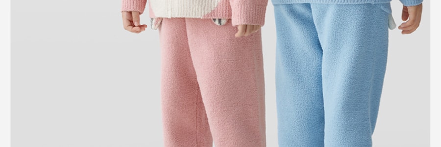 BANANAIN蕉内  520C 半边绒儿童睡衣套装家居服 睡衣睡裤两件套 碳灰色企鹅 130cm