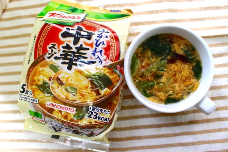 【日本直邮】日本味之素 AJINOMOTO KONRR 营养早餐 速食汤 方便汤 中华汤 5包装