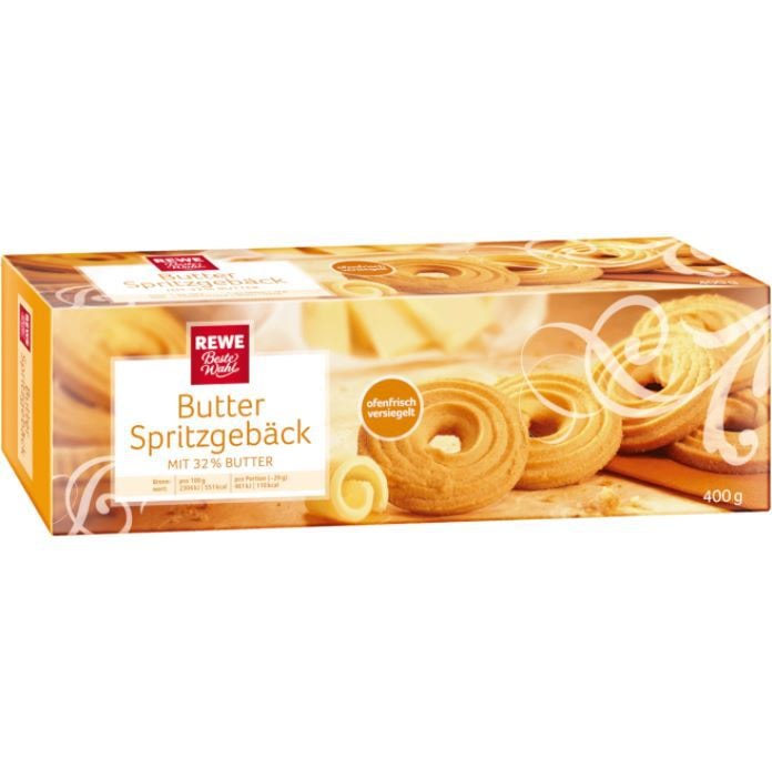 Rewe Best Choice Butter Cookies 400g