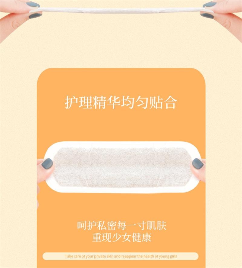 【中国直邮】 舒奈美 雪莲贴 妇私处养护贴护理女性妇科护垫  2片装/盒