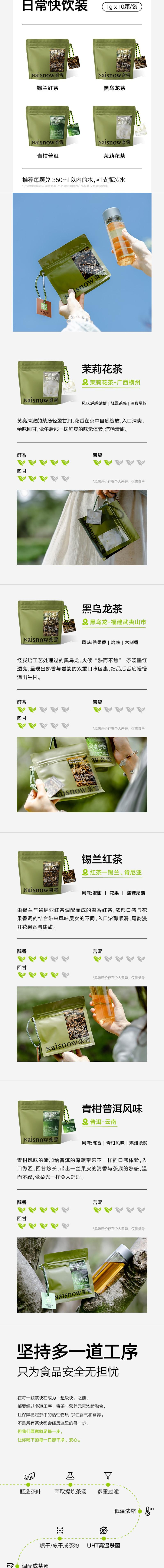 【中国直邮】 奈雪的茶 超级块黑乌龙茶冻干茶块 10颗/袋 10g