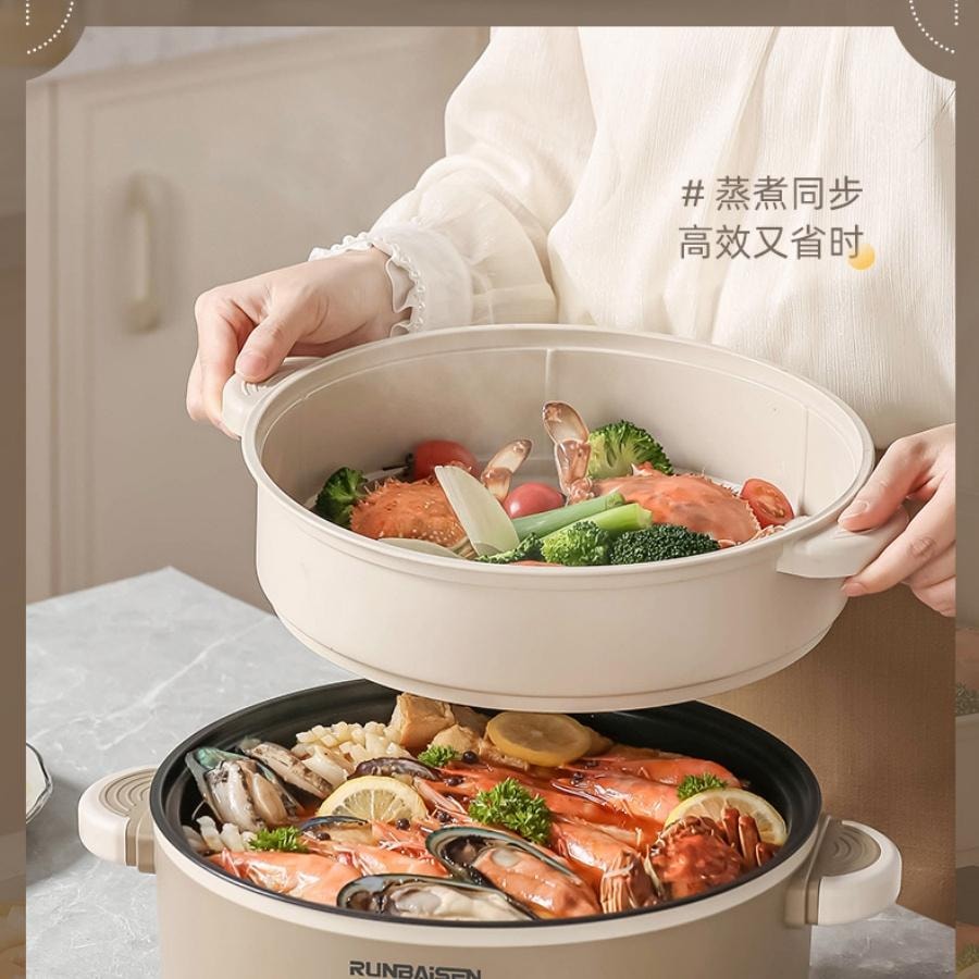 多蒙 電煮鍋多功能家用電熱火鍋(單鍋款) 1 把