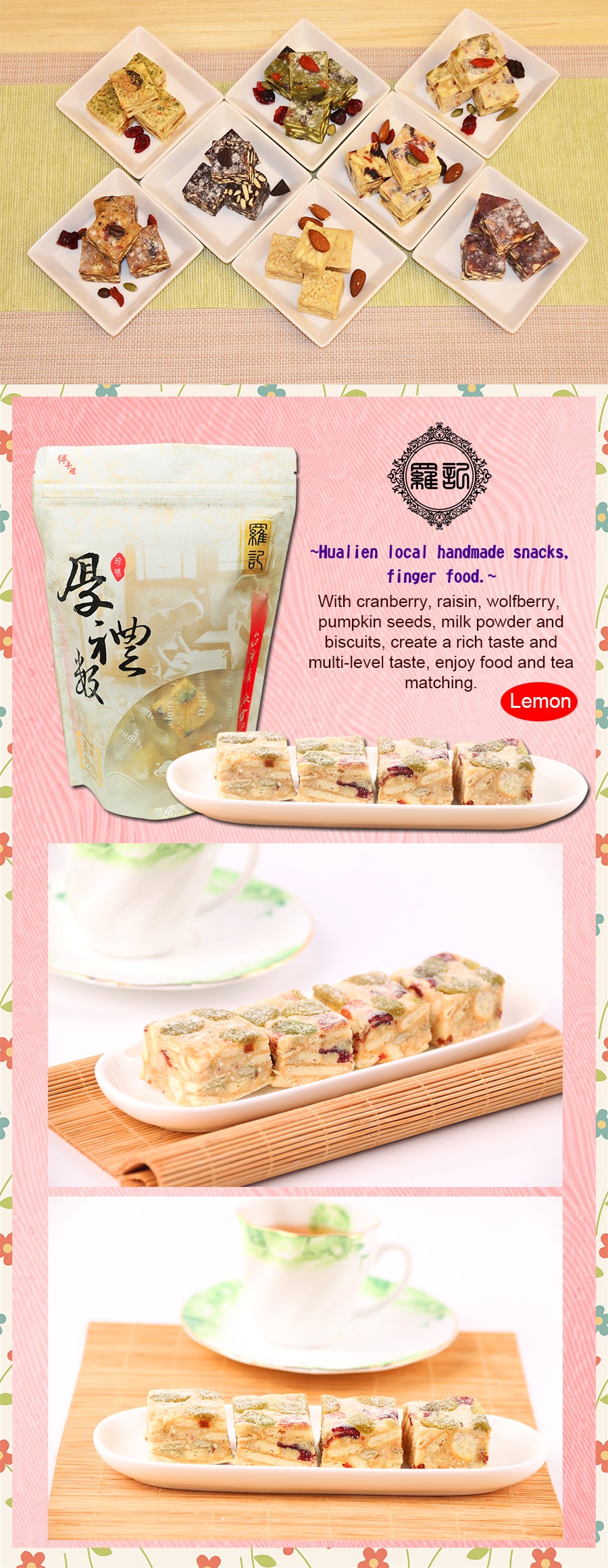 [Taiwan Direct Mail] Marshmallow biscuit(Lemon)*Taiwan specialty/Gift/Tea time/Snacks*