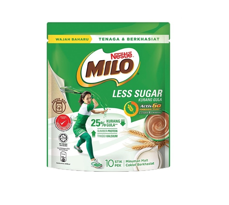 Milo Active  Go Less Sugar 10x27g