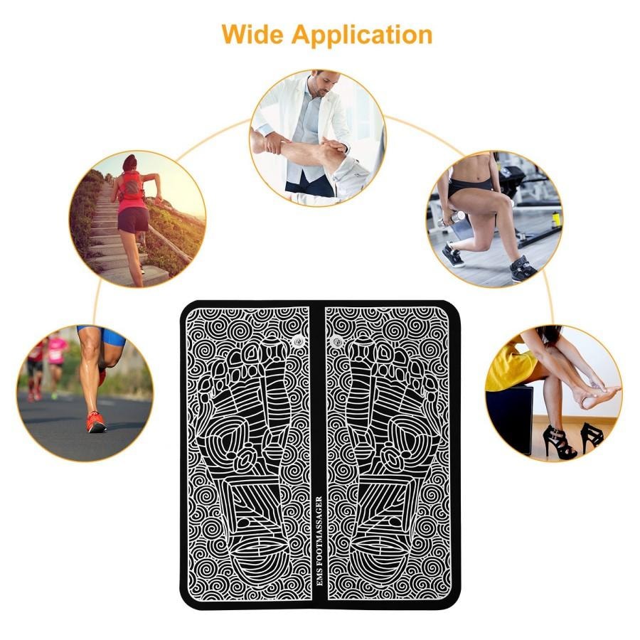 美国法提娜足部按摩垫 可充电 腿部重塑肌肉 疼痛放松 身体护理 按摩垫 6种模式【超级舒服按摩器】