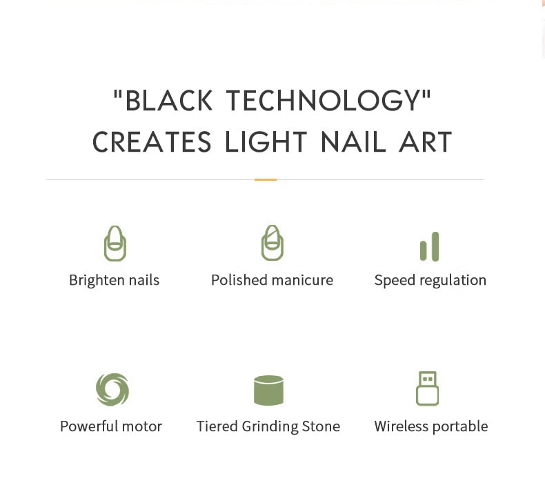  金稻 電動指甲磨甲器 便攜式修甲美甲器 指甲拋光打磨機KD363白色 1台