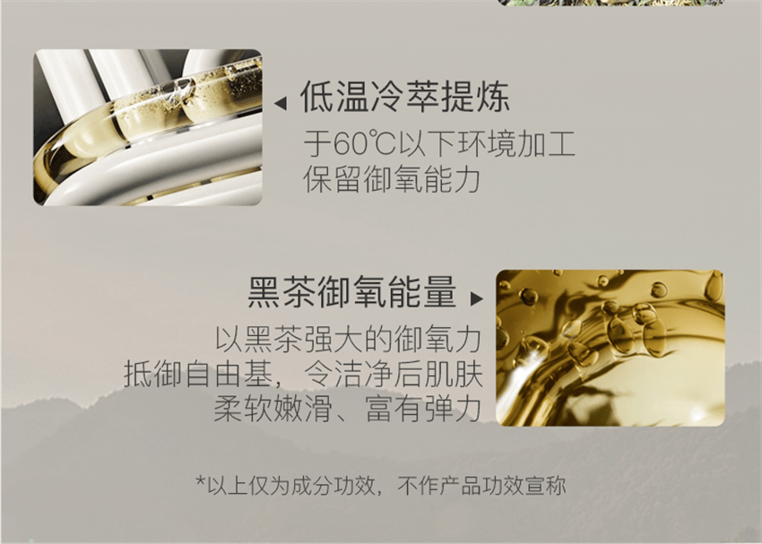 【中國直郵】 柳絲木 黑茶柔潤洗面乳 溫和潔淨氨基酸綿密泡沫敏肌適用 滋潤保濕 養膚加乘 100g/支