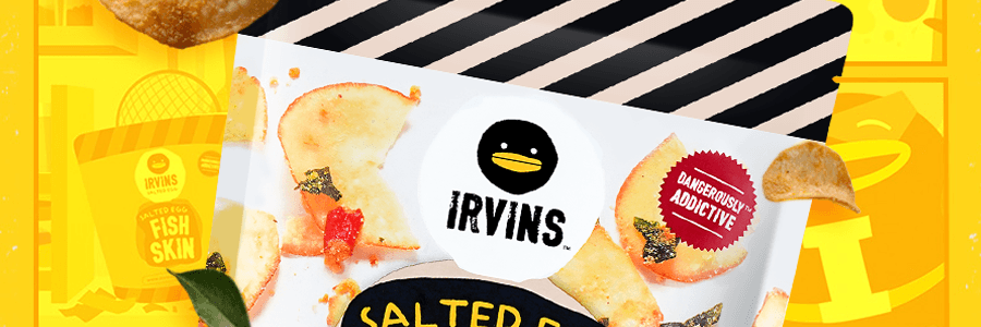 新加坡IRVINS  咸蛋黄木薯片 原味 105g