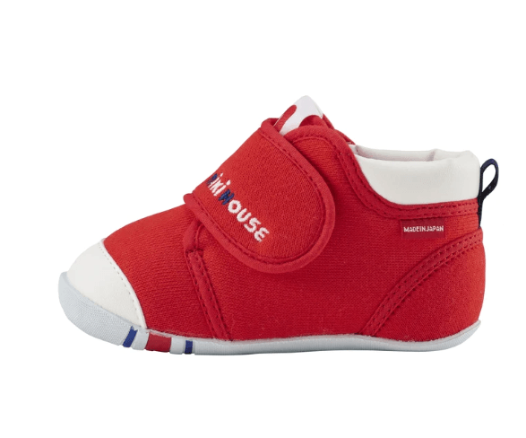 【日本直郵】MIKIHOUSE|| 兒童一段經典學步鞋 獲獎童鞋 | 紅色 13.5cm 一雙