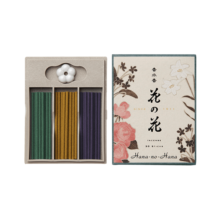 Hana-no-hana Floral Incense 3types 30sticks - Yami.com
