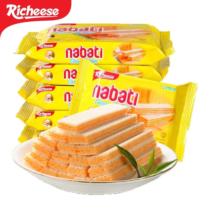【中国直邮】印尼丽芝士 纳宝帝奶酪味威化饼干 58g