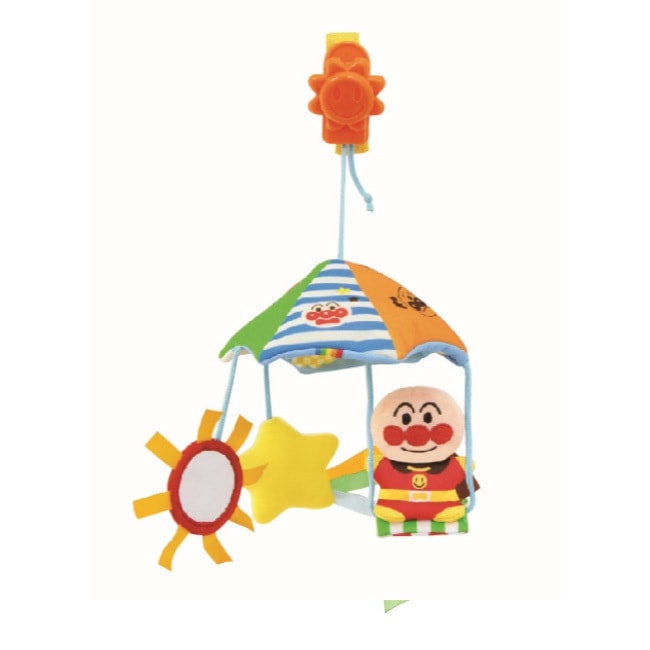【日本直邮】BANDAI万代 面包超人摇铃挂件玩具 床铃车挂铃 适合0个月以上宝宝