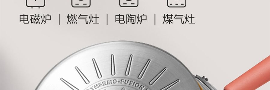 苏泊尔SUPOR 极光系列 火红点聚油煎锅炒锅 炒菜锅 26cm