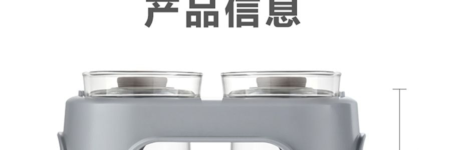 A500 Casserole en verre et support, compatible avec le cuiseur vapeur G55/G56/G56A