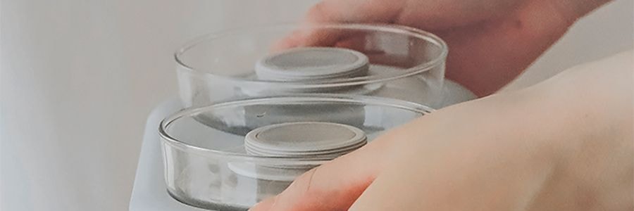 A500 Casserole en verre et support, compatible avec le cuiseur vapeur G55/G56/G56A