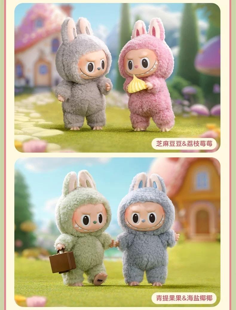 中国直送] POP MART ラブブ ハートビートマカロン ビニール