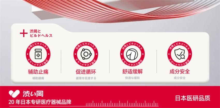 【中國直郵】 澀岡 膝關節疼痛專用膏 滑膜炎膏藥貼 膝蓋遠紅外線消炎止痛理療熱敷貼 10貼/盒