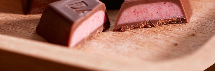 日本MORINAGA 森永 DARS 巧克力 草莓夾心 43g