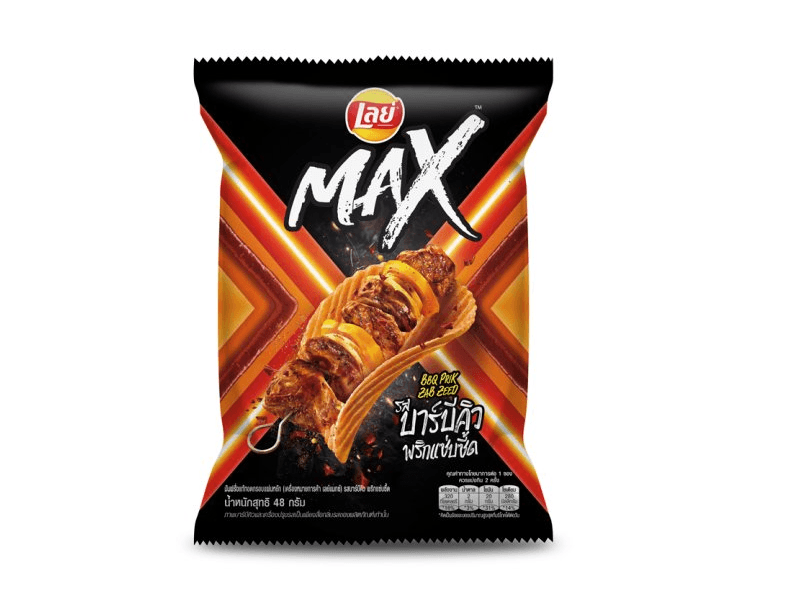【马来西亚直邮】泰国 LAY'S 乐事 Max辣椒烧烤薯片 48g