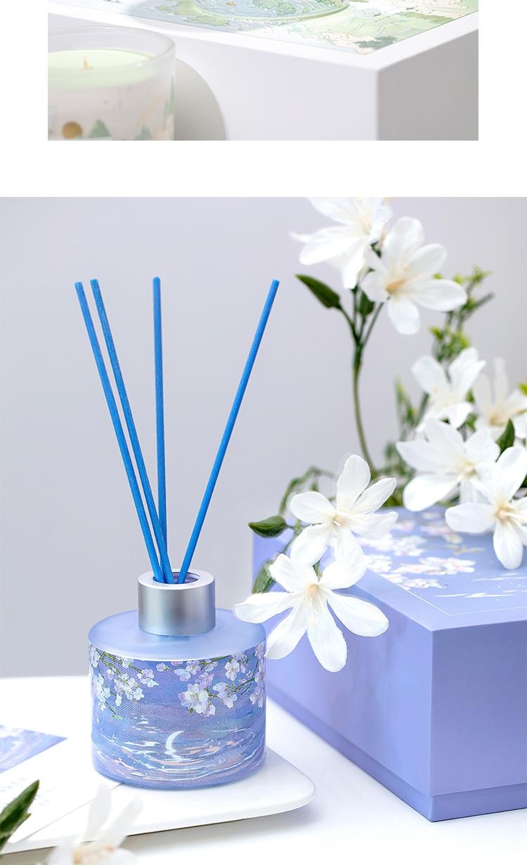 【中国直邮】 故宫淘宝 无火香薰礼盒 故宫文创  空山新雨  一盒装【无火香薰100ml 精美卡片+精美礼盒】