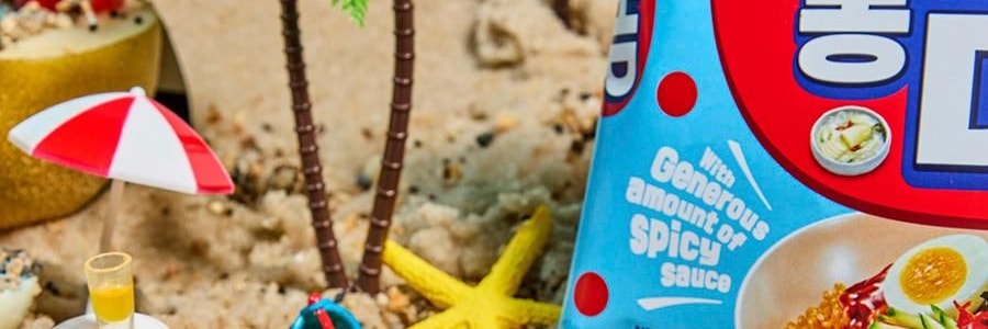 韩国NONGSHIM农心 BHD Bae Hong Dong 韩式拌面 甜辣拌冷面 4连包 548g 【明星同款】