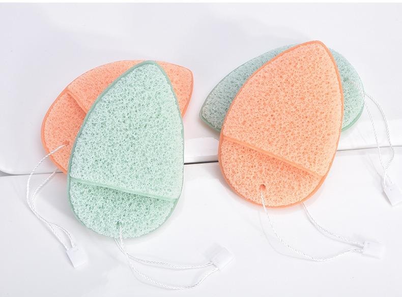 玛莉安 【官方授权旗舰店】手套洗脸扑海绵洁面扑清洁擦脸美容院专用柔软洁肤搓脸泥膜清洁器 2个装
