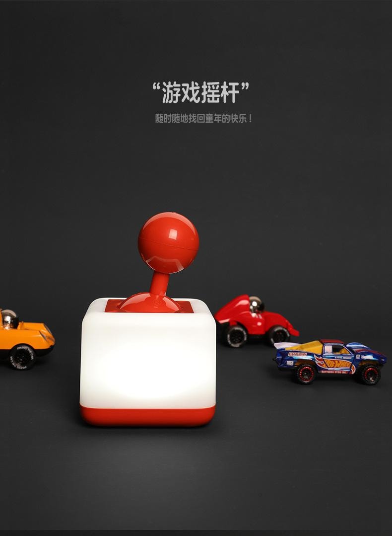 【中國直郵】 FOXTAIL 爆款 搖桿小夜燈 臥室睡眠 創意 解壓 科技感 家居 禮品燈 led -綠色 1個*|預計到達時間3-4週