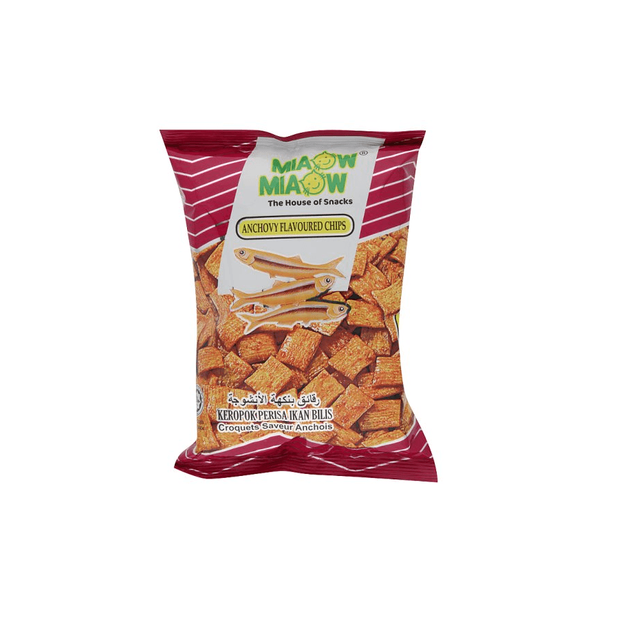 Anchovy Flavoured Chips - Croquets Saveur Anchois 100g