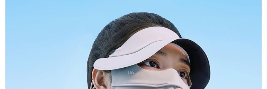 BENEUNDER蕉下 冰屿系列 全脸防晒面罩口罩 护颈脸基尼 浅藕粉 均码F