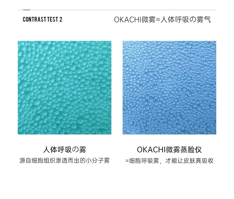 OKACHI歐卡姿蒸臉儀雙面化妝鏡 紫色深層補水 經典款