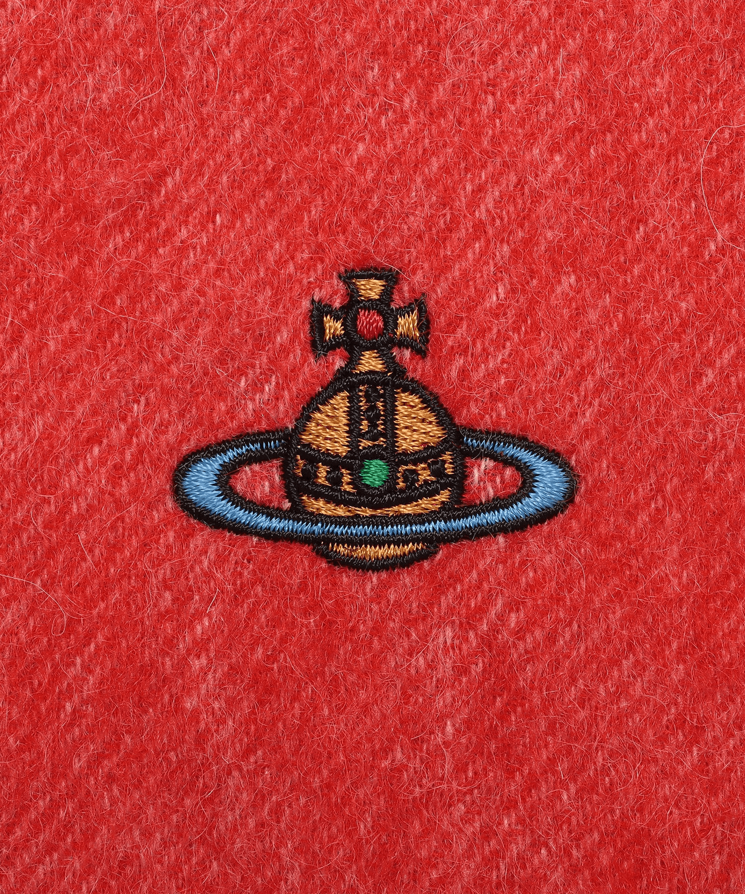 Vivienne Westwood 維維安·韋斯特伍德||格紋羊毛披肩圍巾||紅色 均碼