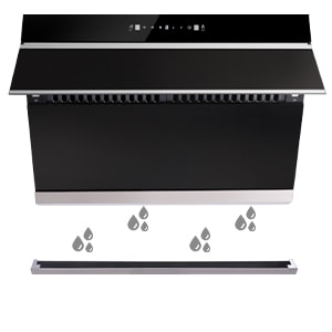 【美國直郵】Tieasy 30 吋櫥櫃下/壁掛式抽油煙機 900 CFM 帶加熱自動清潔功能、手勢觸控控制