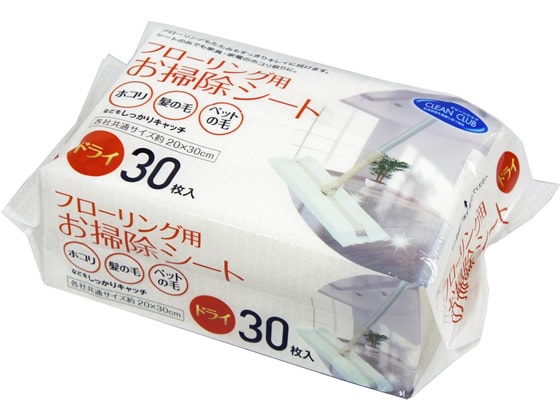 日本 大和物产 地板清洁片干式 30 片