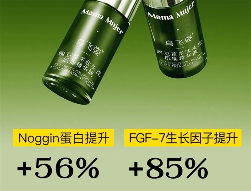 【中国直邮】 Mama Mujer 乌飞姿豌豆苗多肽头皮肌能精华液8ml*6支1盒