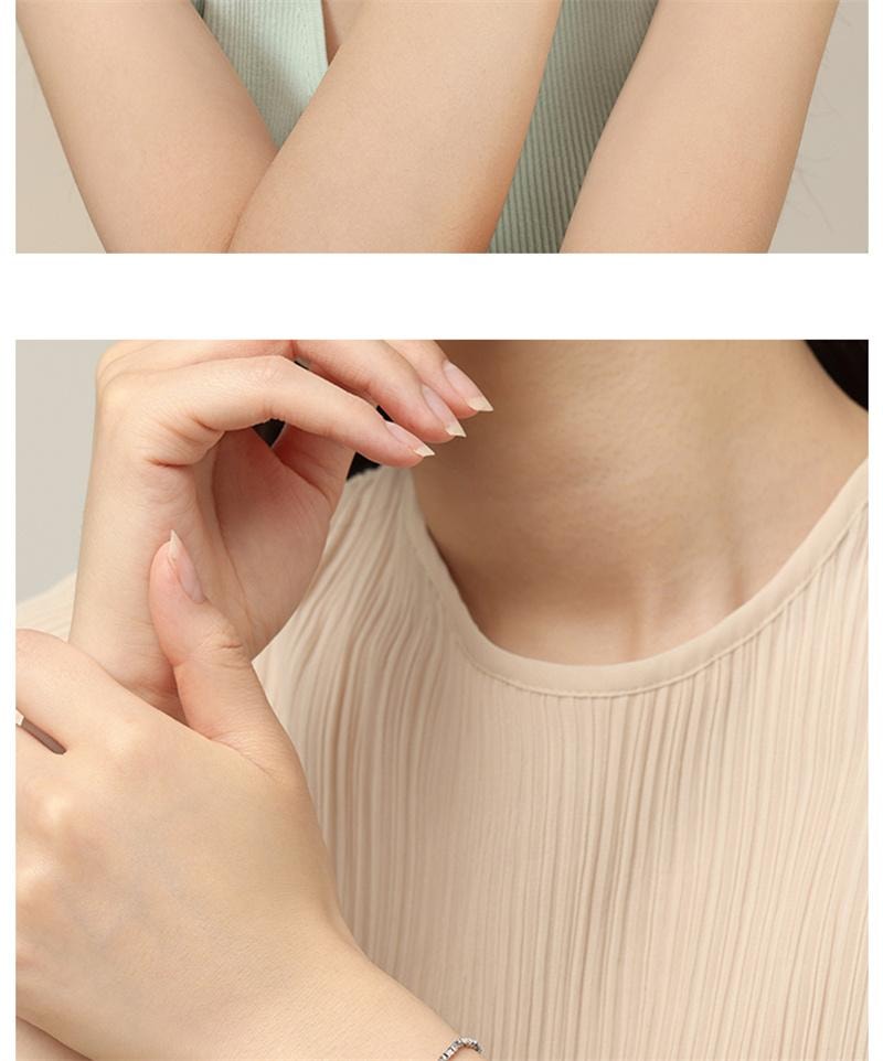 【中国直邮】 周大生 碎银子珍珠手链正圆强光淡水珍珠精致手饰珍珠直径 5-5.5mm 1条装