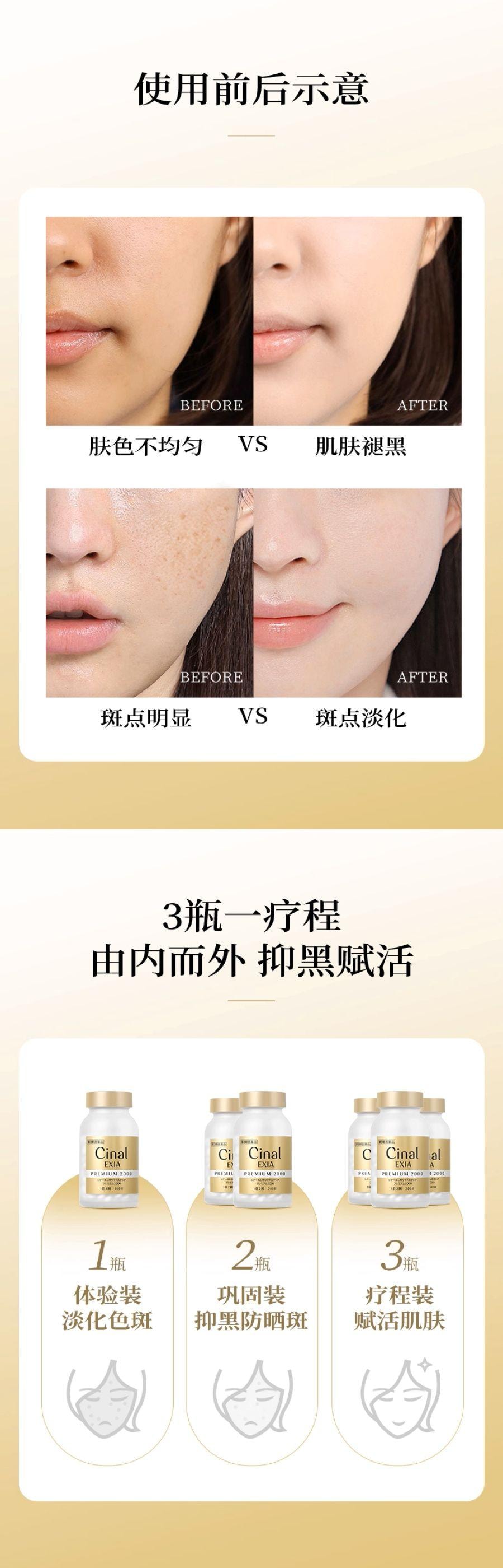 【日本直邮】 日本 盐野义制药 盐野义希纳露美白丸内服祛斑  200粒