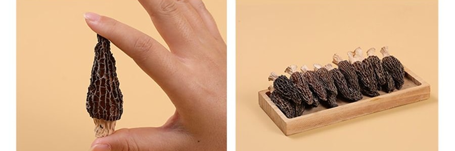 盒馬 高山羊肚菌 山珍菌菇乾貨 25g【產自雲南香格里拉】【火鍋煲湯】【亞米獨家】