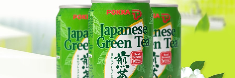 日本POKKA SAPPORO 日式煎茶 绿茶饮料 罐装 300ml