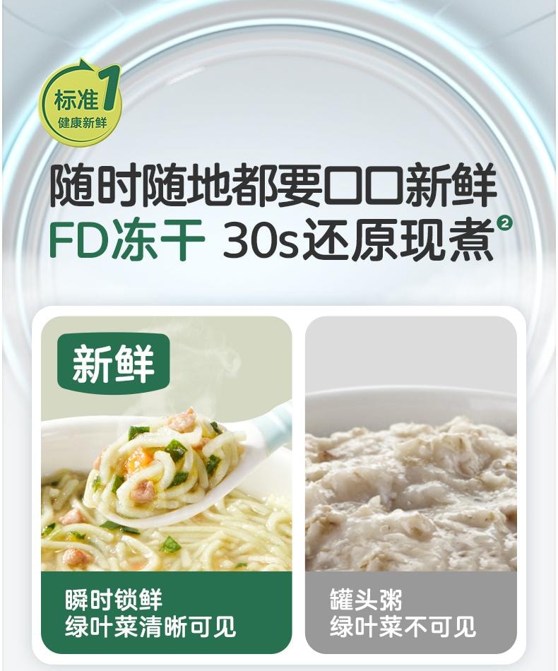 【中國直郵】 寶寶饞了 沖沖面粥 月齡營養即食輔食粥16g/盒