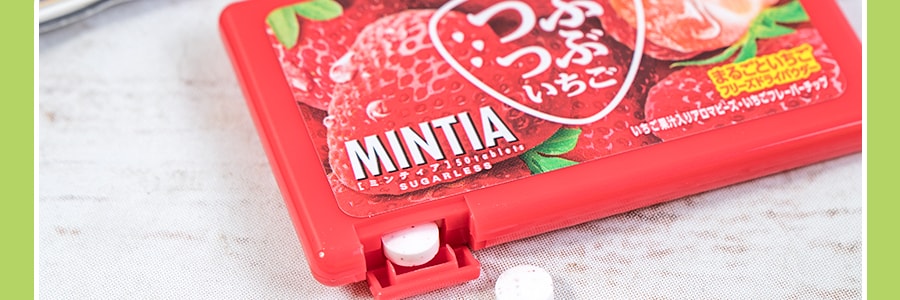 日本ASAHI 润喉糖  草莓味 7g