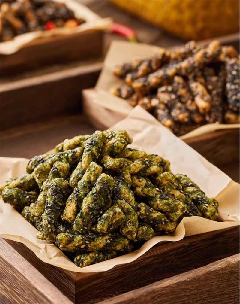 卡其乐 拉丝麻花 96g 办公室休闲小零食 小吃 休闲食品 下午茶 -海苔味 1袋