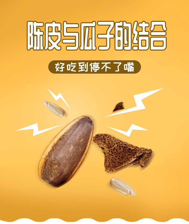 中國 嶺南臻寶 陳皮瓜子 點心 陳皮 瓜子 250g