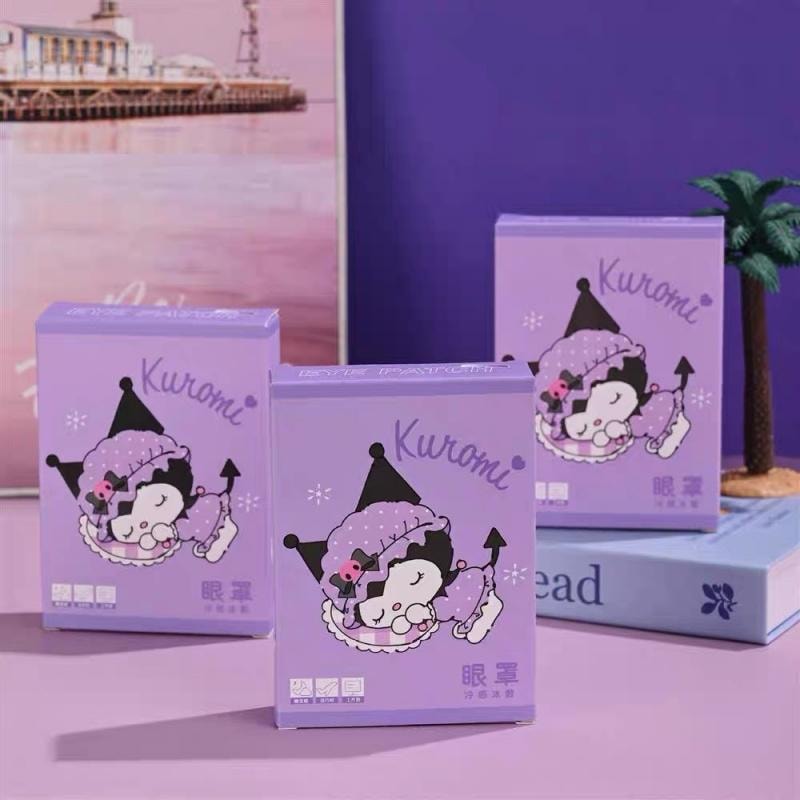  FOXTAIL SANRIO 三麗鷗冰敷眼罩 緩解眼部疲勞 一次性 卡通冰涼眼貼 - 1盒(6片裝) 美樂蒂