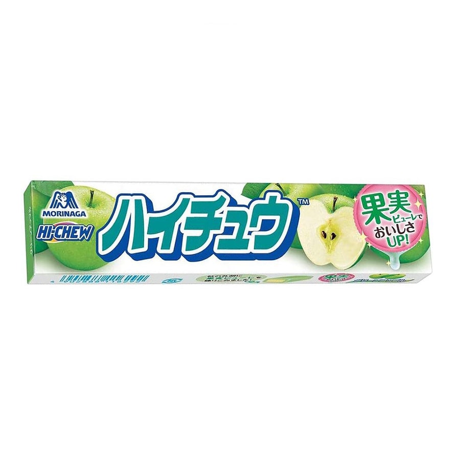 【日本直邮】MORINAGA森永 HI-CHEW 日本版 果汁软糖 青苹果味 12粒