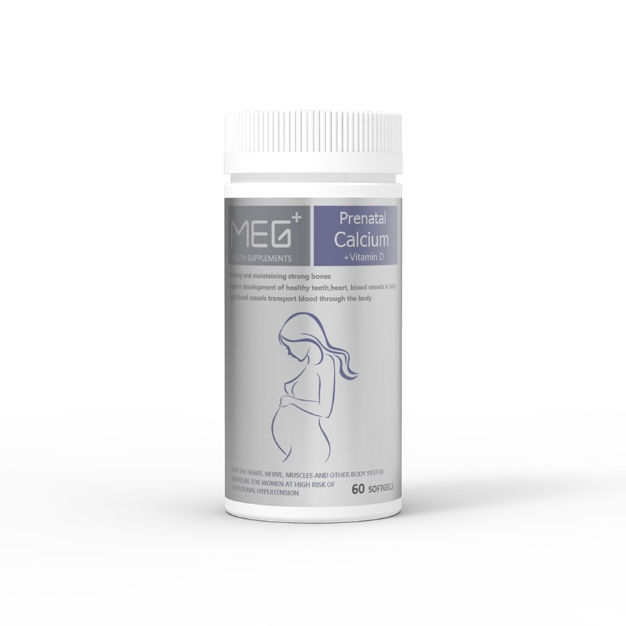 MEG+ Prenatal Calcium 60 Softgels