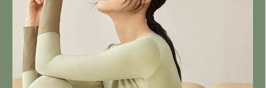BENEUNDER蕉下 女士中暖肌底內衣套裝 滑雪服內膽 霧卡其 S