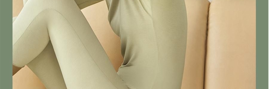 BENEUNDER蕉下 女士中暖肌底內衣套裝 滑雪服內膽 霧卡其 S